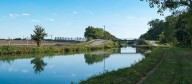 pont routier isolé ; pont de Jaulges (canal de Bourgogne)
