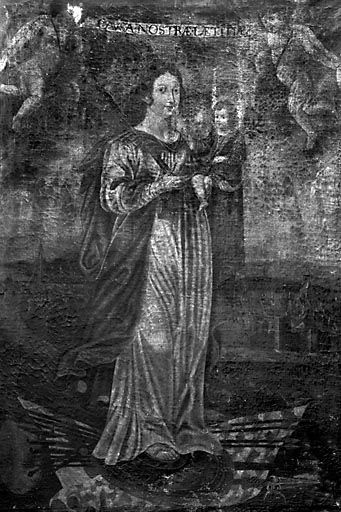 tableau : Vierge à l'Enfant dite Vierge libératrice