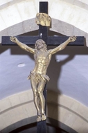 statue : Christ en croix