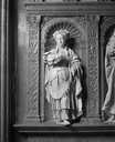 groupe sculpté (statuettes) : la Vierge à l'Enfant et deux femmes