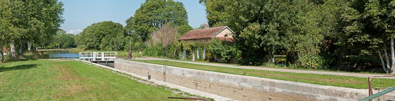 site de l'écluse 02 du versant Saône, dite de Sermaise (canal de Bourgogne)