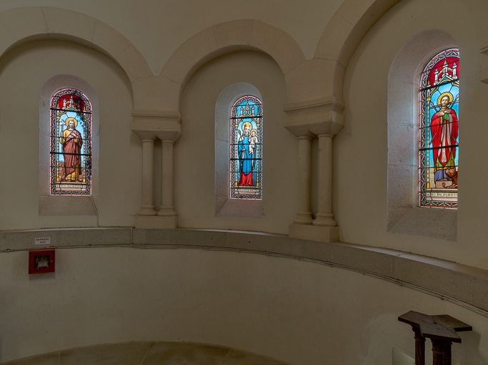 ensemble des verrières du chœur
