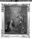 tableau et son cadre : l'Annonciation