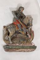 groupe sculpté : saint Georges