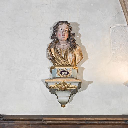 buste-reliquaire (2) : saint Macaire et sainte Ursule