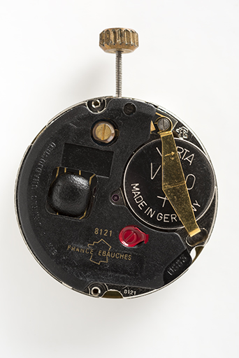 mécanisme d'horloge (mouvement de montre à quartz France Ebauches FE 8121)