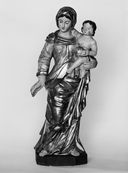 statue (petite nature) : Vierge à l'Enfant