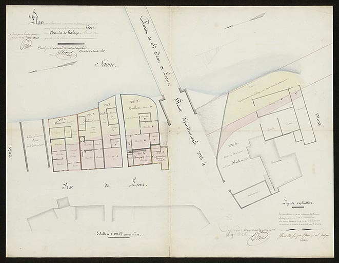 Les conséquences du passage de la Saône dans la commune de Losne