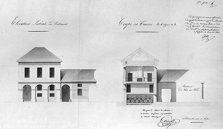 hôtel de ville, groupe scolaire, école professionnelle, tribunal, musée