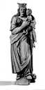 statuette : Vierge à l'Enfant (n° 2)