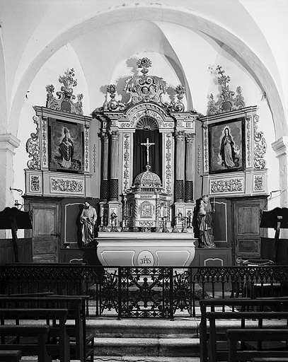 maître-autel et son retable