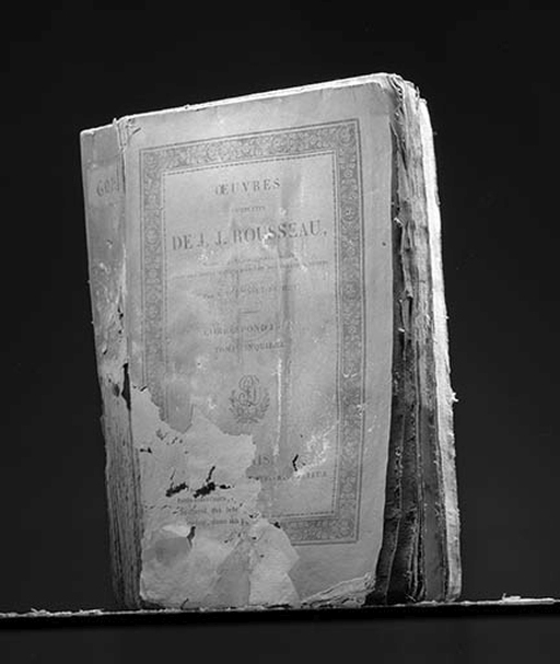 livre : les Oeuvres complètes de Jean-Jacques Rousseau