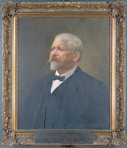 tableau : portrait d'Auguste Lebeuf