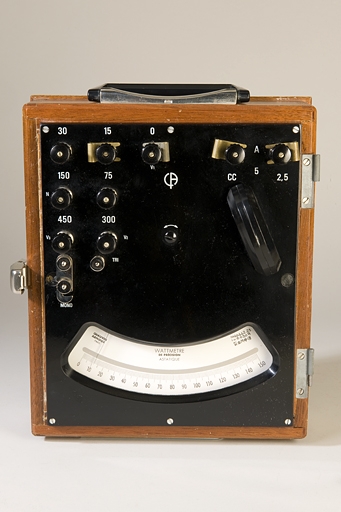 instrument de mesure de forces électromotrices (wattmètre Chauvin et Arnoux MD7)
