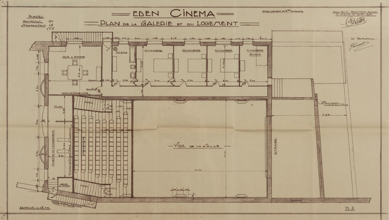 cercle de sociabilité (cercle militaire) puis cinéma Eden, café du Colisée et salle des fêtes