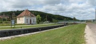 site de l'écluse 61 du versant Yonne, dite de Courcelles (canal de Bourgogne)