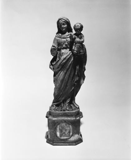 statuette-reliquaire : Vierge à l'Enfant