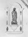 statue : saint Joachim, groupe sculpté : l'Education de la Vierge