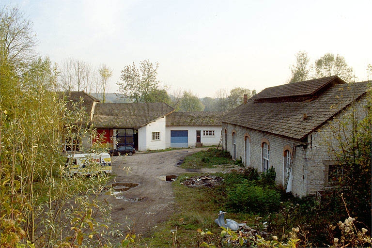 haut fourneau dit forges du Moulin rouge, usine de produits chimiques (usine de carbonisation et distillation du bois)