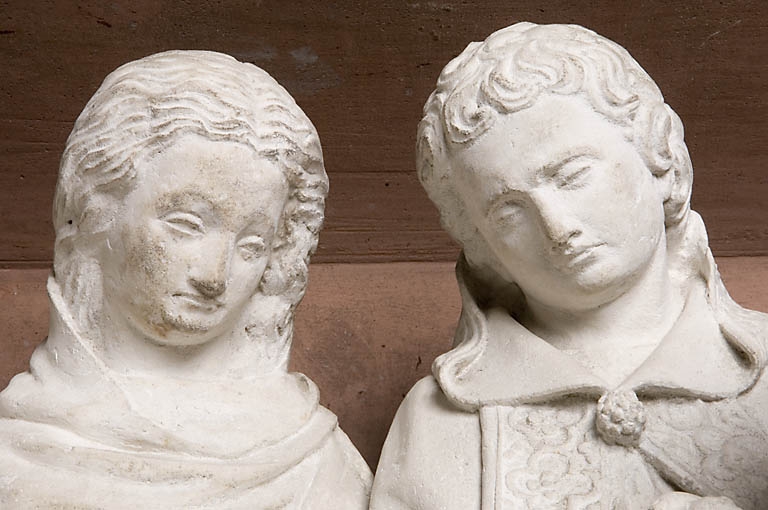 groupe sculpté : la Mise au tombeau