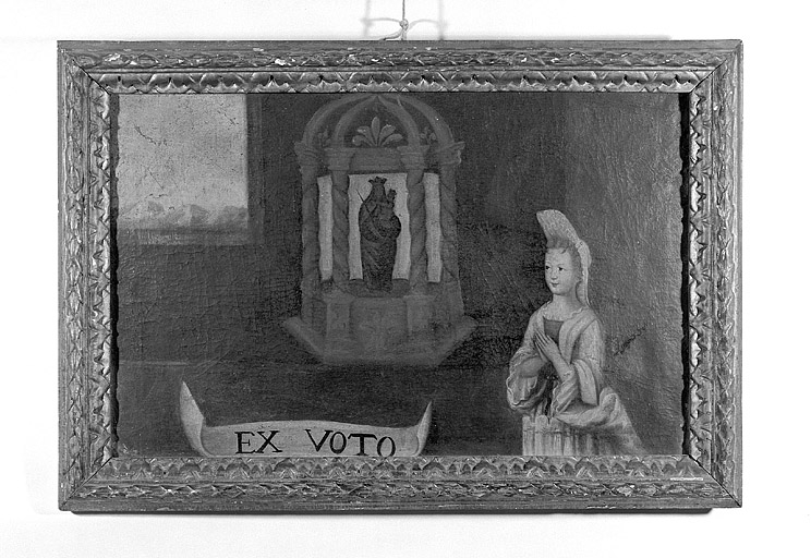 1er tableau ex-voto dédié à Notre-Dame de Gray