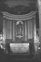autel, retable, statue (ensemble de l'autel du Sacré-Coeur)