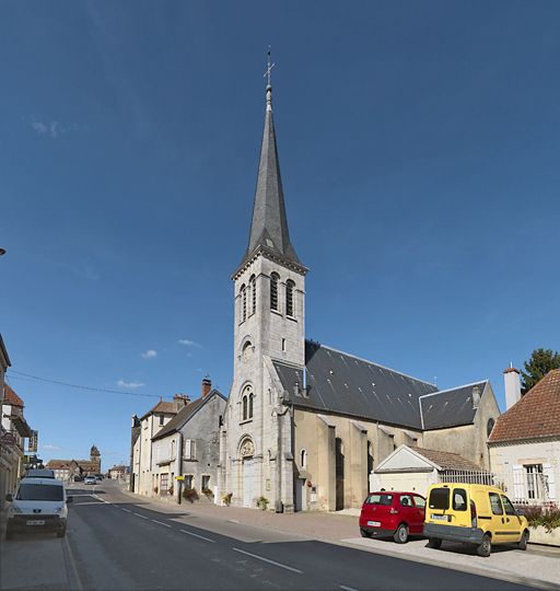 église paroissiale de l'Assomption (paysages du canal de Bourgogne)