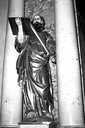 2 statues : saint Pierre et saint Paul