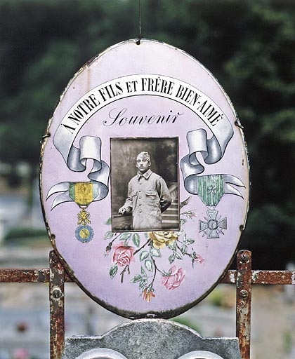 plaque funéraire de Georges Grandperret