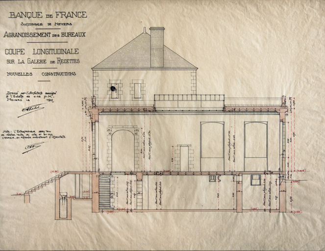 logis abbatial de Saint-Martin, puis hôtel de La Rochefoucauld, puis succursale départementale de la Banque de France
