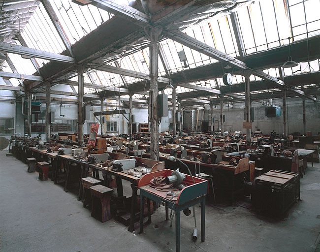 les machines des ateliers de fabrication des pipes