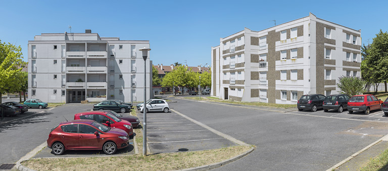 ensemble d'immeubles à logements, dits bâtiments 25, 26 et 27