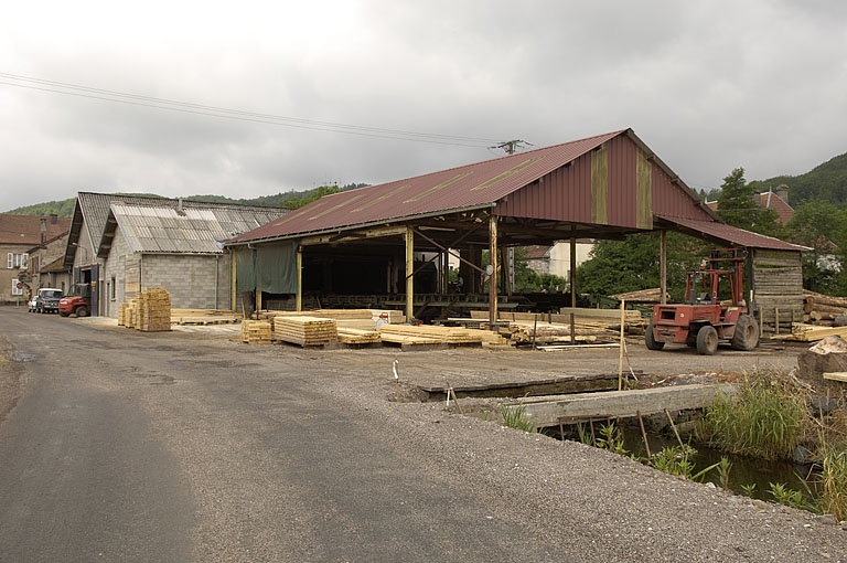 scierie et usine de boissellerie (tournerie)