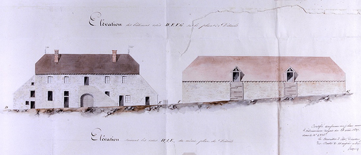 haut fourneau, fonderie puis entrepôt militaire, actuellement conserverie, usine liée au travail du bois, magasin de commerce, mairie