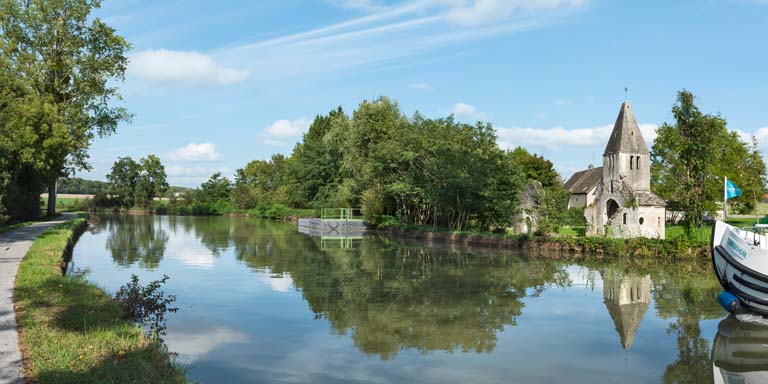 port de La Loyère ; bassin de virement (canal du Centre)