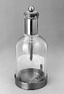 instrument de démonstration en électrostatique (électroscope à feuilles d'or Deyrolle)