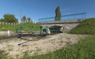 pont routier sur l'écluse 76 du versant Saône (canal de Bourgogne)