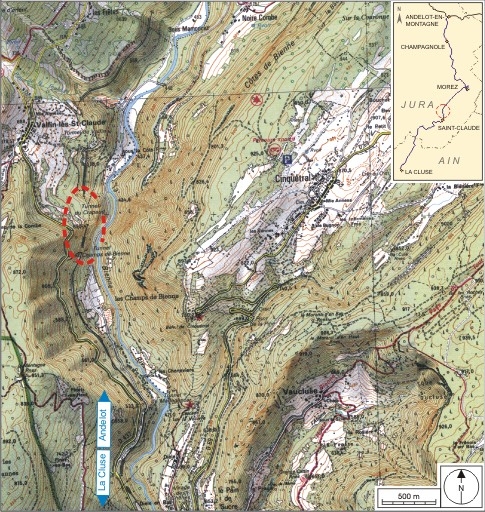 viaduc de la Grande Roche et tunnels dit souterrains du Crapaud et du Champ de Bienne (voie ferrée Andelot - La Cluse)