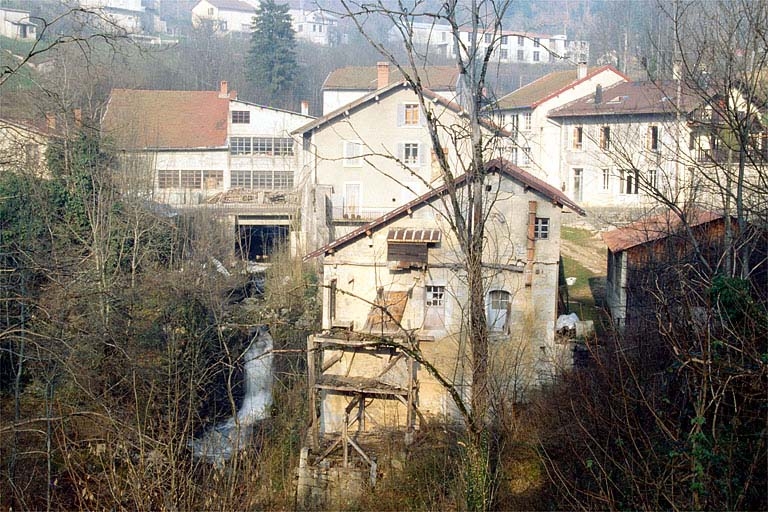 moulin à blé, scierie, usine de tabletterie (usine de tournerie) Dizière
