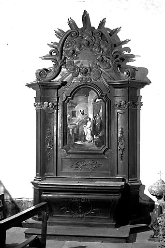 2 autels, 2 retables, 2 tableaux (autels secondaires)
