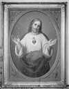 2 tableaux : le Sacré-Coeur de Jésus et la Vierge du Sacré-Coeur