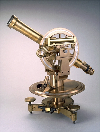 instrument de mesure des angles pour lever des plans (théodolite Rigaud)