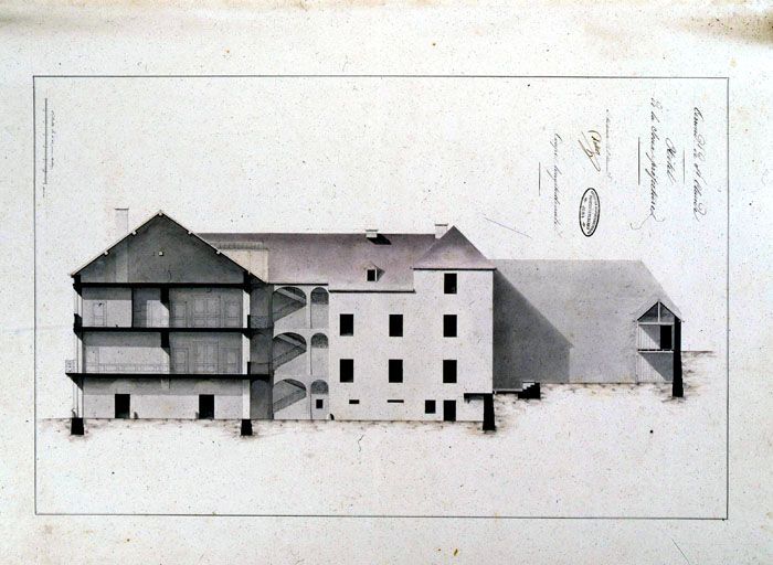infirmerie et maison de l'infirmier de l'abbaye Saint-Oyend, devenue évêché puis sous-préfecture