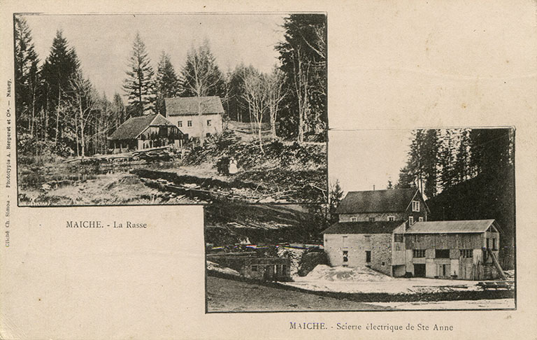 scierie de Sainte-Anne, puis magasin de commerce