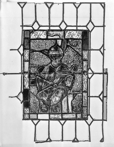 vitraux de l'église de Boussières déposés aux archives départementales