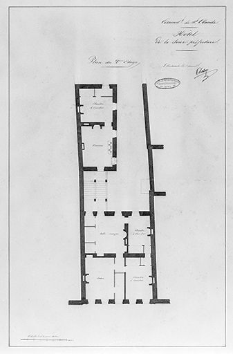 infirmerie et maison de l'infirmier de l'abbaye Saint-Oyend, devenue évêché puis sous-préfecture