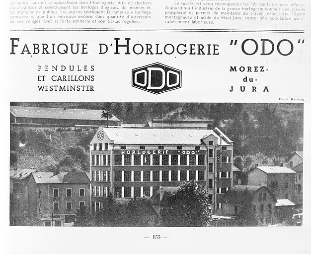 usine d'horlogerie Odo, puis usine de lunetterie des Ets Marius Morel
