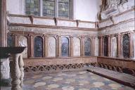 autel, retable, monument commémoratif, 15 bas-reliefs, 3 bas-reliefs (ensemble du mobilier de la chapelle de la Résie)