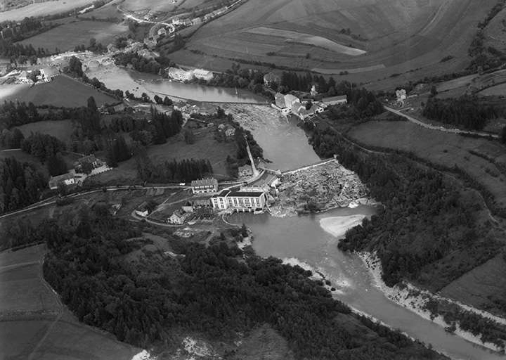 usine métallurgique dite forges de la Saisse, centrale hydroélectrique