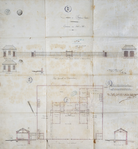 maison commune, justice de paix et école